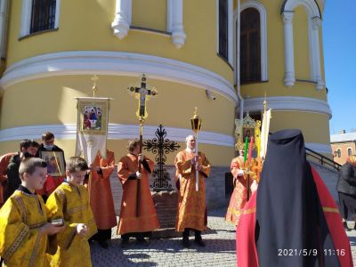Крестный ход после литургии 09 мая 2021 г.