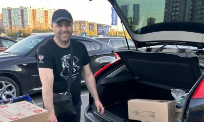 Благодарим вас за гуманитарную помощь, которую мы отвезли  15 мая в Центр сбора гуманитарной помощи