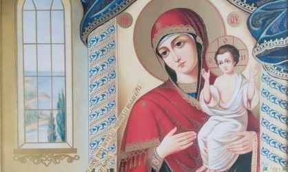 22 декабря после чина о Панагии состоялась лекция «Иконография образа Божией Матери «Нечаянная Радость»