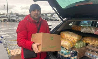 Благодарим вас за гуманитарную помощь, которую мы отвезли 16 апреля в Центр сбора гуманитарной помощи